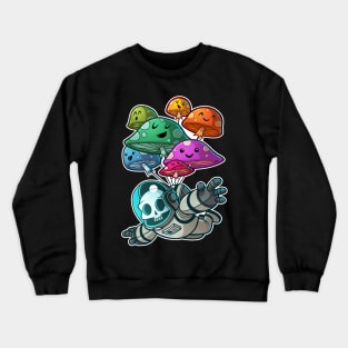 skull astronaut nr4 Crewneck Sweatshirt